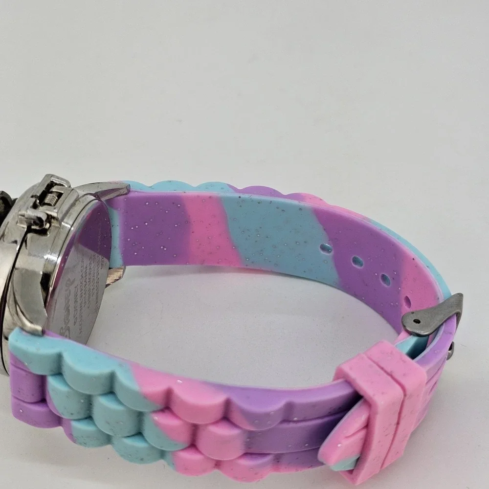 Disney Minnie Mouse Unicorn Spinner Digital LCD Kids Watch 36MM New‎ Battery